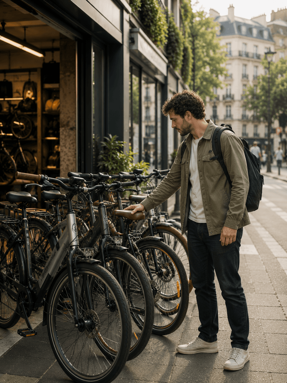 Vélos disponibles à la location